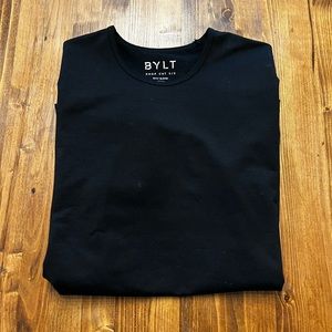 Black BYLT drop cut t shirt